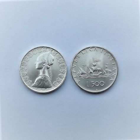 Repubblica Italiana. 500 Lire argento 1958-1967
