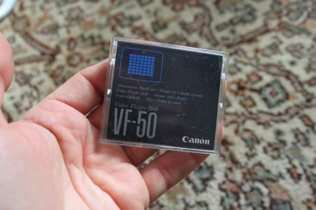 Retrocomputing Canon Video Recorder supporto VIDEO FLOPPY DISK