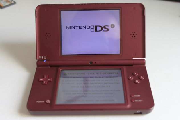 Retrogaming Console portatile Nintedo DSI XL BurgundyWine Red