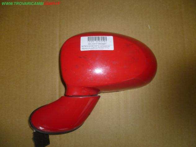 RETROVISORE EST.S.(versione con regolazione elettrica) ROSSO 5 FILI CHEVROLET MATIZ (M200)