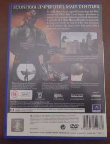 Return to castle Wolfenstein Playstation 2 Pal Ita