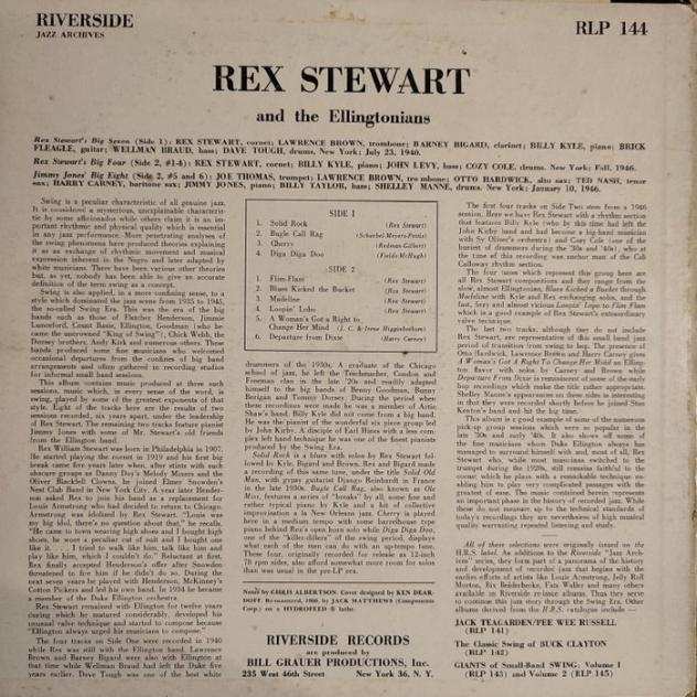 Rex Stewart and The Ellingtonians, King Oliver with Jelly Roll Morton and Clarence Williams - 2 Very Rare Riverside 1St U.S. Pressing Lp Album - Album