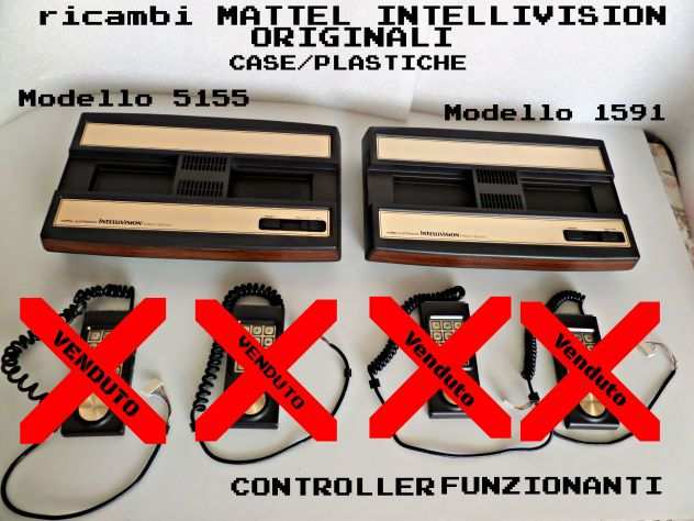 Ricambi Intellivision Mattel ORIGINALI (controller e case)