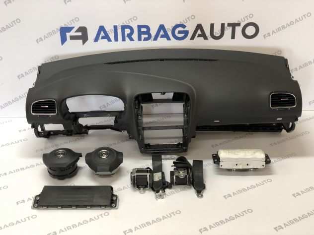 RICAMBI VOLKSWAGEN GOLF 6 2008-2011 KIT AIRBAG CRUSCOTTO