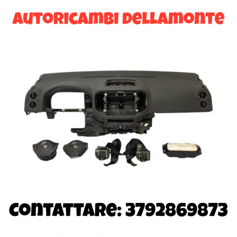 RICAMBI VW GOLF 6 PLUS KIT AIRBAG CRUSCOTTO