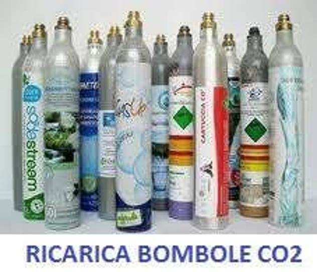 RICARICA BOMBOLE CO2 per gasatore da tavolo, Milano e provincia