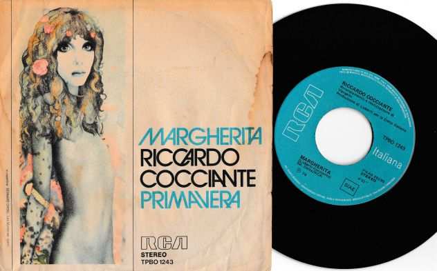RICCARDO COCCIANTE - Margherita -  7  45 giri 1976 RCA Italy