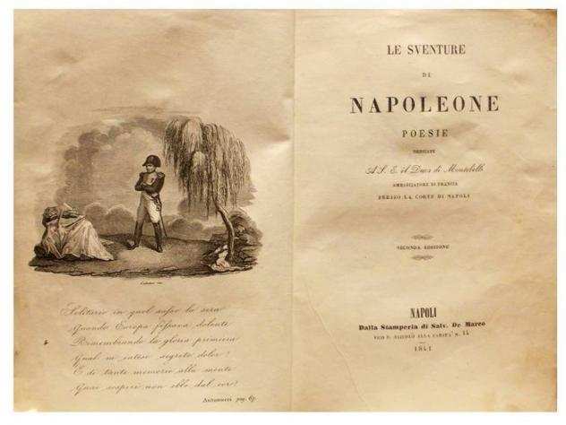 Ricci Angelo Maria, Antonucci Eustachio - Lotto di Opere in versi su Napoleone tutte in Prima Edizione. - 1806-1841