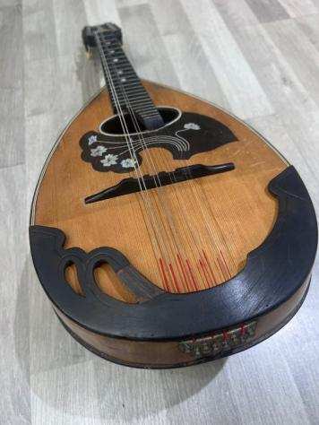Richard schwarz mandolino Made in Germany. Il mandolino Presenta segni di usura del tempo Abete - - Mandolino - Germania - 1920 (Senza Prezzo di Ris