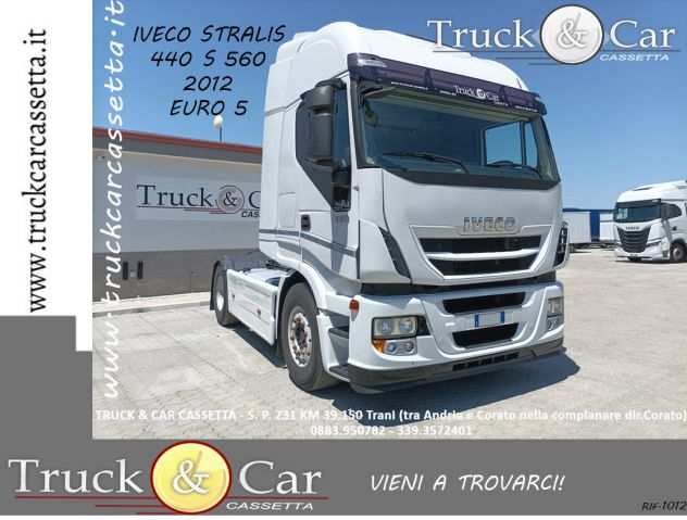 RIF.1012 IVECO STRALIS 440 S 560 ndash TRATTORE STRADALE ndash 2012 ndash EURO 5