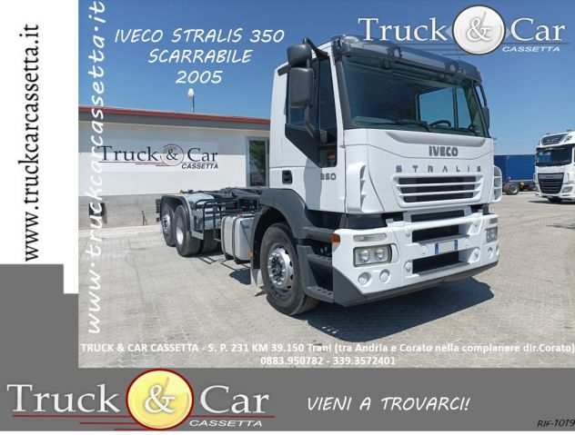 RIF.1019 IVECO STRALIS 350 - 2005 - EURO 3 - SCARRABILE