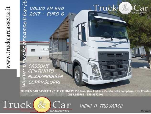 RIF.1037 VOLVO FH 540 ndash 2017 ndash CASSONE CENTINATO ALZAABBASSA COPRISCOPRI ndash EUR