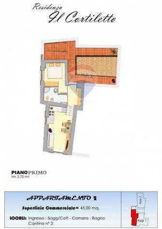 Rif21531015-342 - Appartamento in Vendita a Castello Cabiaglio di 60 mq
