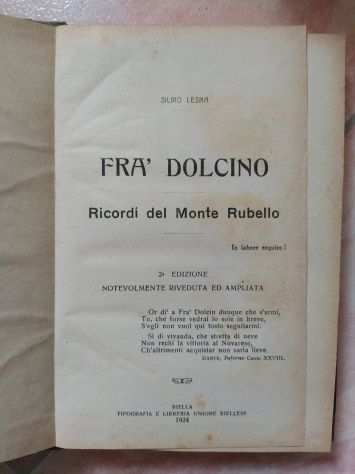 (Rif.41) -ROMANZO - FRA DOLCINO