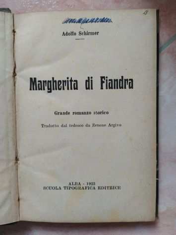 (Rif.41) -ROMANZO - MARGHERITA DI FIANDRA