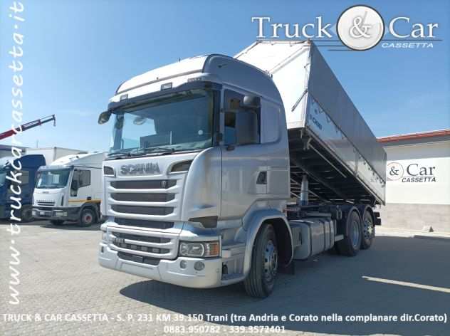 RIF.709 SCANIA R 520 ndash RIBALTABILE TRILATERALE NUOVO OSB IN ACCIAIO ndash EURO 6 ndash 2