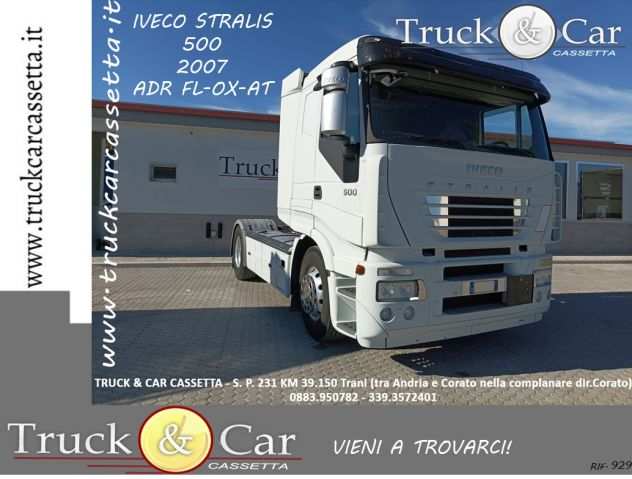 RIF.929 IVECO STRALIS 440 S 500 - 2007 - EURO 5 -TRATTORE STRADALE - TETTO BASSO