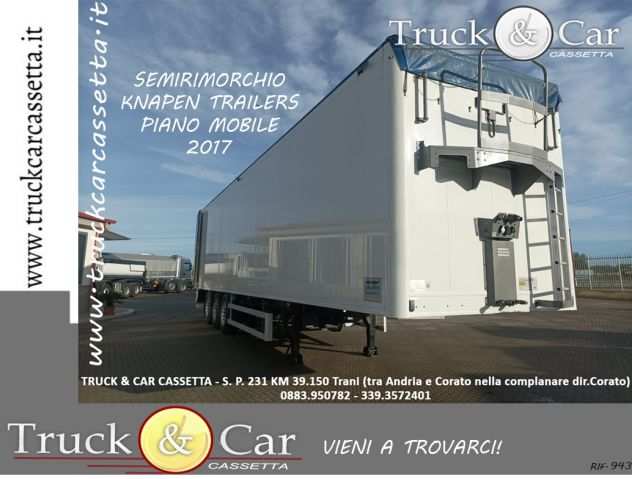 RIF.943 SEMIRIMORCHIO KNAPEN TRAILERS KT01 ndash PIANO MOBILE ndash 2017