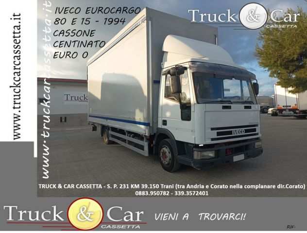 RIF.977 IVECO EUROCARGO 80 E 15 ndash 1994 ndash CASSONE CENTINATO ndash EURO 0