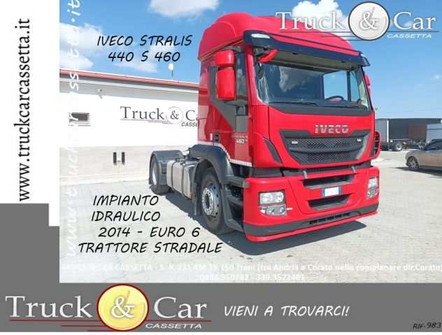 RIF.983 IVECO STRALIS 440 S 460 - 2014 - EURO 6 - TRATTORE STRADALE