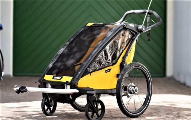 Rimorchio per bicicletta Thule Chariot Sport per 1 bambino.