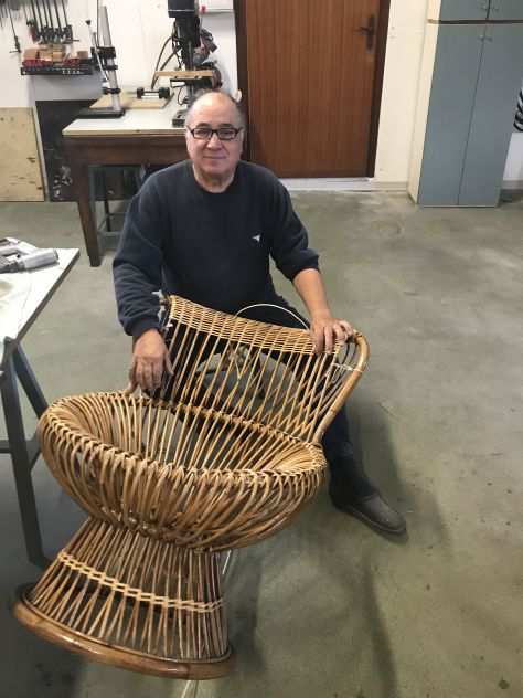 riparazione poltrone rattan e giunco