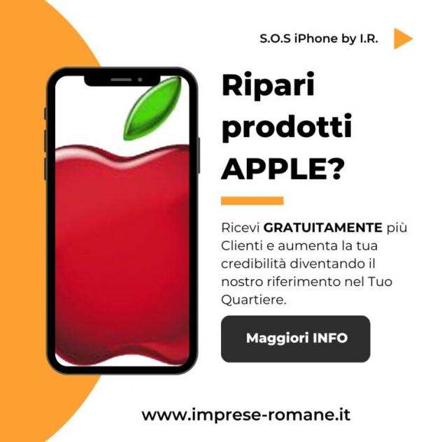 Ripari iPhone Ricevi Pubblicitagrave GRATUITA su I.R.