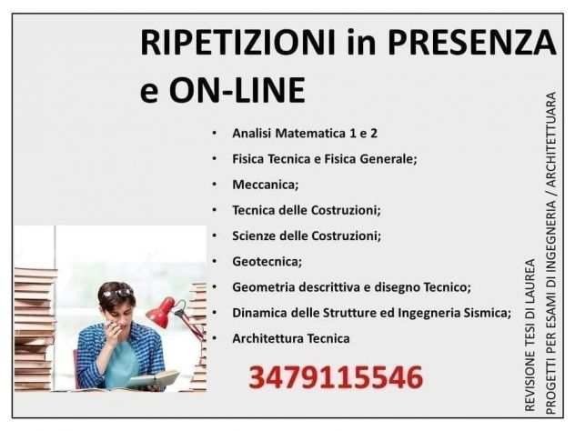 Ripetizioni di Tecnica delle Costruzioni -Scienza delle Costruzioni e Geotecnica