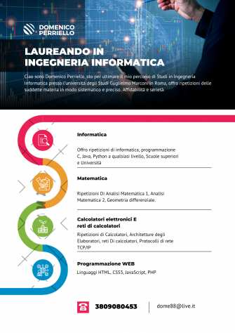 Ripetizioni Informatica, matematica, programmazione