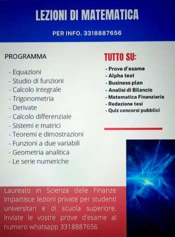 Ripetizioni matematica