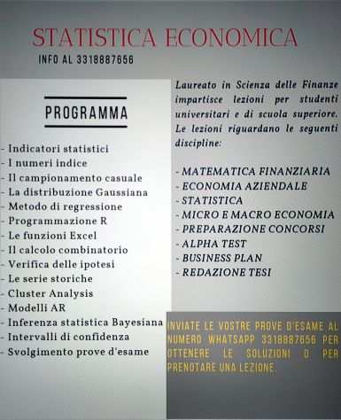 Ripetizioni statistica