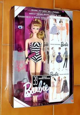 Riproduzione della prima Barbie per i 35 anni