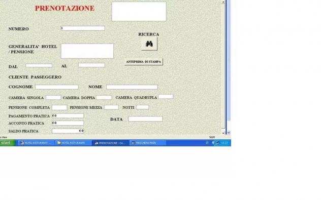 RISTORANTE HOTEL SOFTWARE GESTIONALE PER EMAIL O SU PEN DRIVE