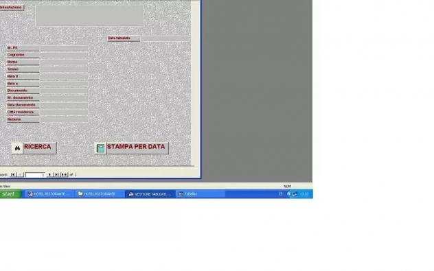 RISTORANTE HOTEL SOFTWARE GESTIONALE PER EMAIL O SU PEN DRIVE