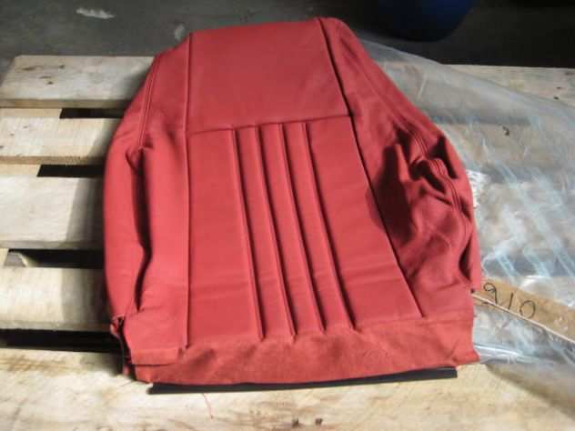 RIVESTIMENTO SPALLIERA ANTERIORE DESTRA PELLE ROSSO ALFA ROMEO 147