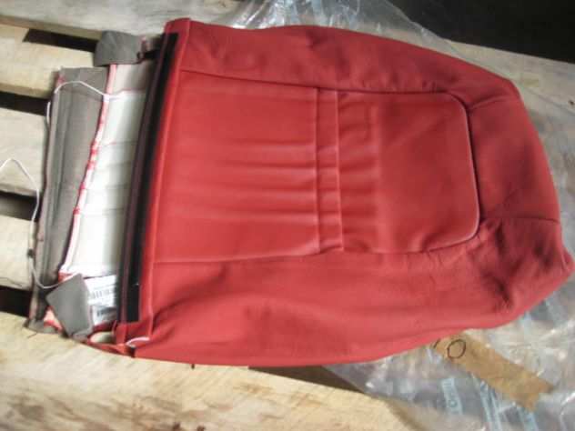 RIVESTIMENTO SPALLIERA ANTERIORE DESTRA PELLE ROSSO ALFA ROMEO 147