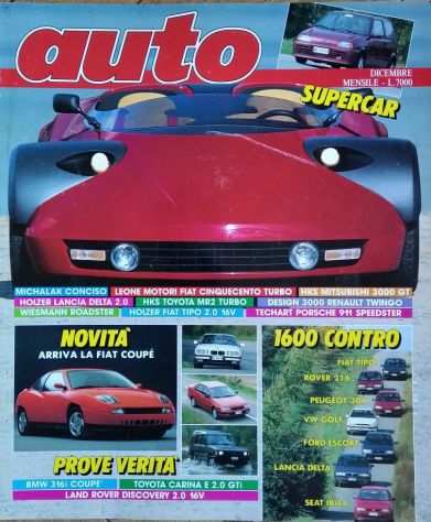 Rivista AUTO anni 90 in perfette condizioni (LEGGERE BENE ANNUNCIO)