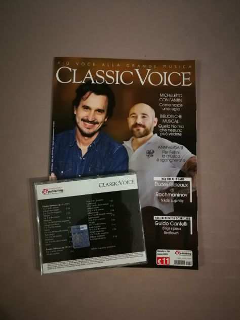 Rivista Classic Voice ndeg 250, marzo 2020  CD