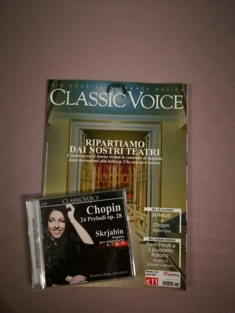 Rivista Classic Voice ndeg 251, aprile 2020  CD