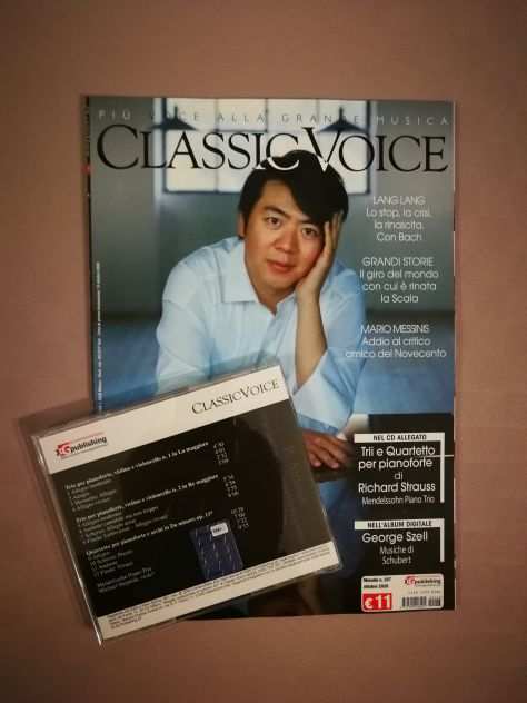 Rivista Classic Voice ndeg 257, ottobre 2020  CD