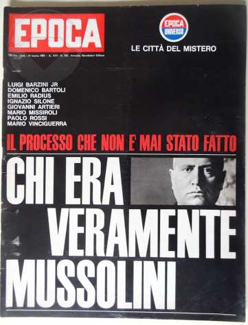 Rivista EPOCA del 1965 N. 756-762