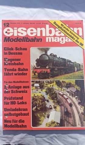 Rivista modellini treni Eisenbahn 1979