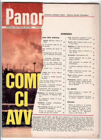 Rivista PANORAMA del 1970 N. 212-218