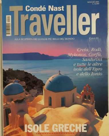 Rivista Traveller Isole Greche di Ettore Mocchetti Ed.Conde Nast Gold, 2001