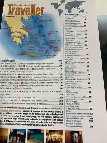 Rivista Traveller Isole Greche di Ettore Mocchetti Ed.Conde Nast Gold, 2001