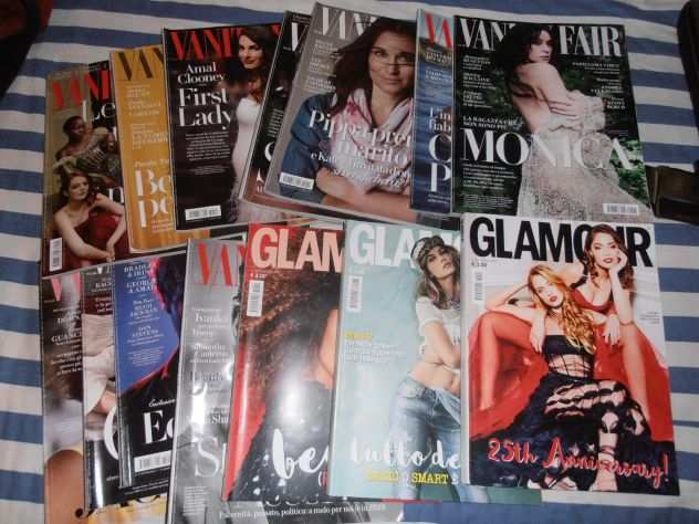 riviste Glamour e Vanity Fair