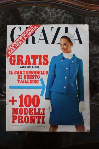 Riviste moda donna GRAZIA anni 70 entra e scegli num 1357 e 1360