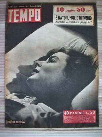 Riviste Tempo anno 1950 - 1951