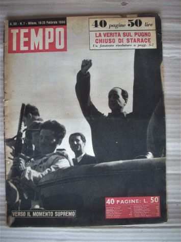 Riviste Tempo anno 1950 - 1951