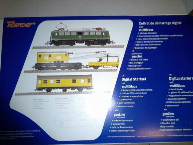 ROCO Digital set iniziale BR 140 con treno costruzione